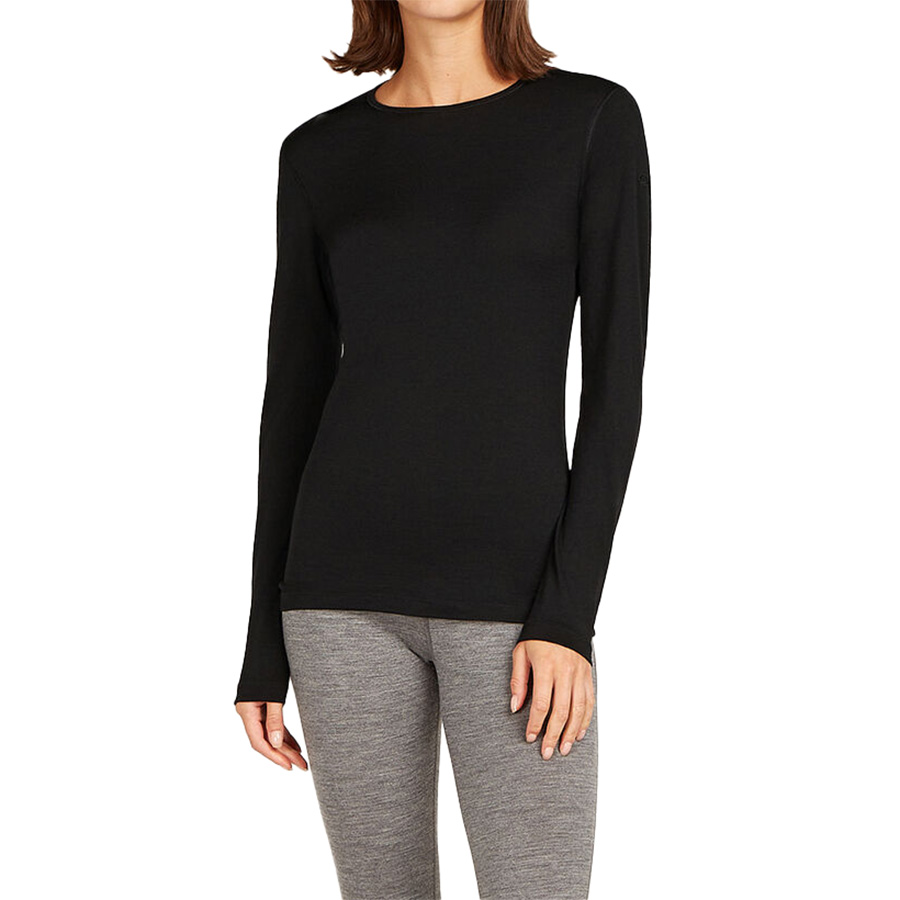 Icebreaker Oasis Crewe/Scroll 200 LS – Women's
