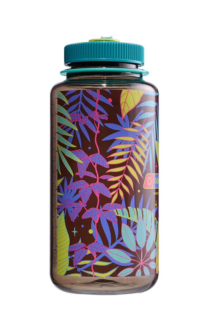 Nalgene Wide Mouth Psychedelic Botanical Bottle (0.94L)(32oZ)