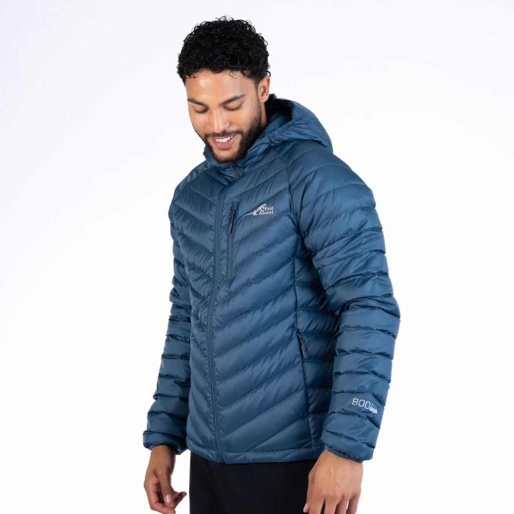 First Ascent Transit Down Hooded Jacket – Men's