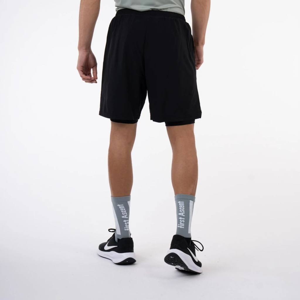 First Ascent Corefit 2-in-1 Shorts 7" - Men's