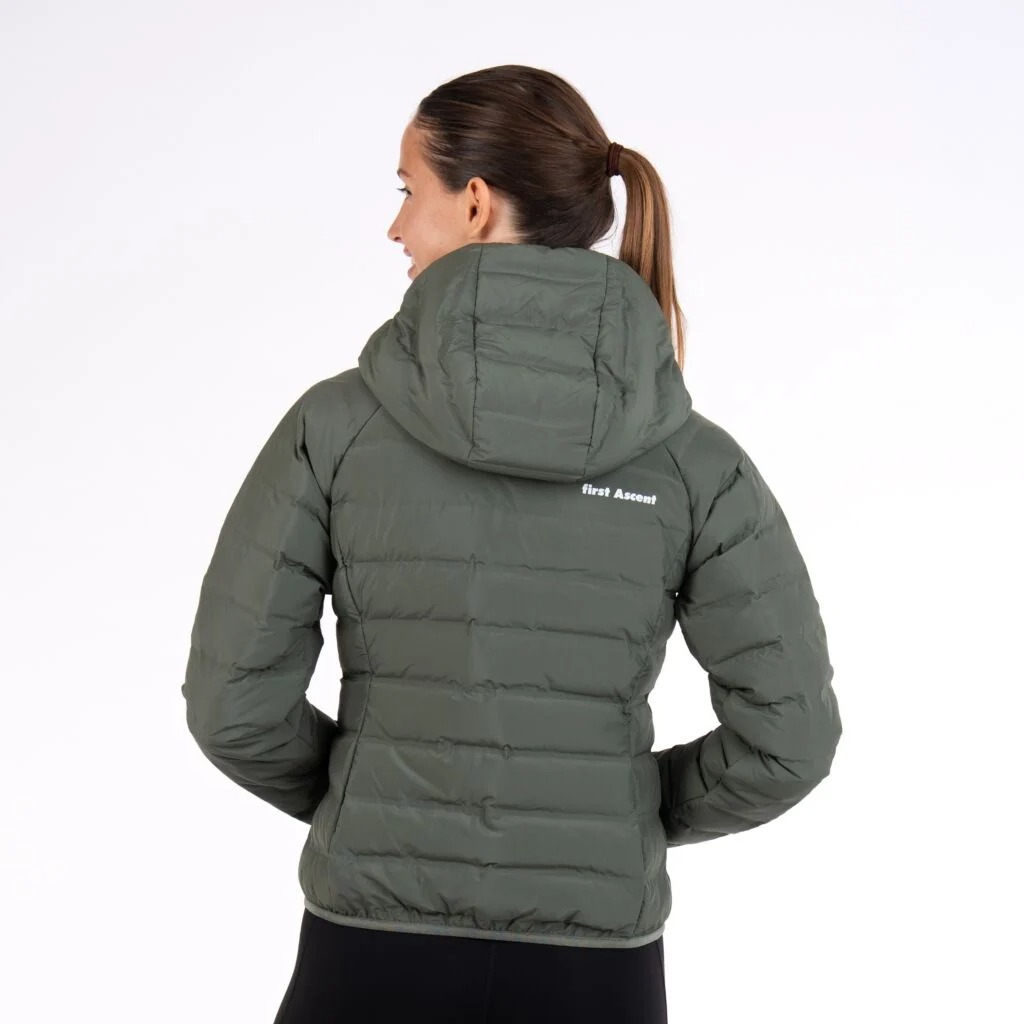 First Ascent Hooded Down Town Jacket - Ladies