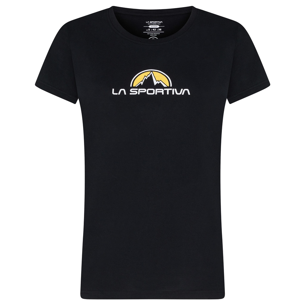 La Sportiva Brand T-Shirt – Women's (X Small, Black)